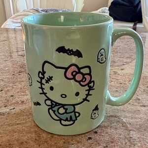 Hello Kitty Mint Green Halloween Mug